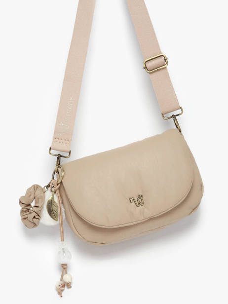 Cross Body Tas M Alizier Woomen Beige alizier WALI04 ander zicht 2